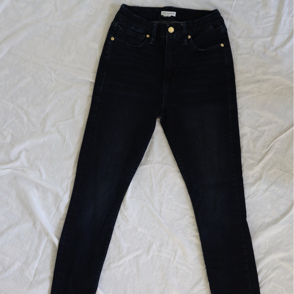Dark wash Good American jeans